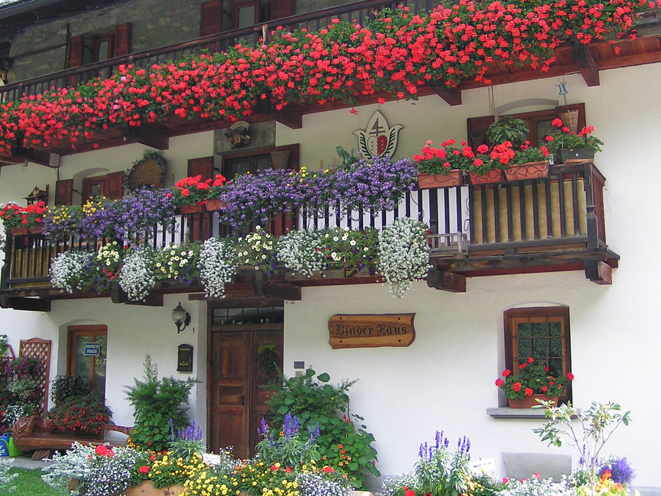 Balconi fioriti - Gressoney Saint Jean