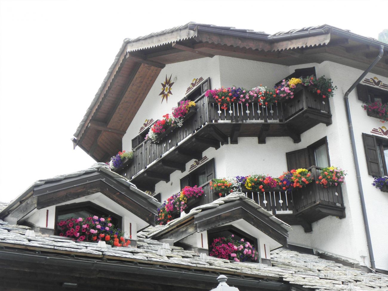 Balconi fioriti - Gressoney La TrinitÃ©