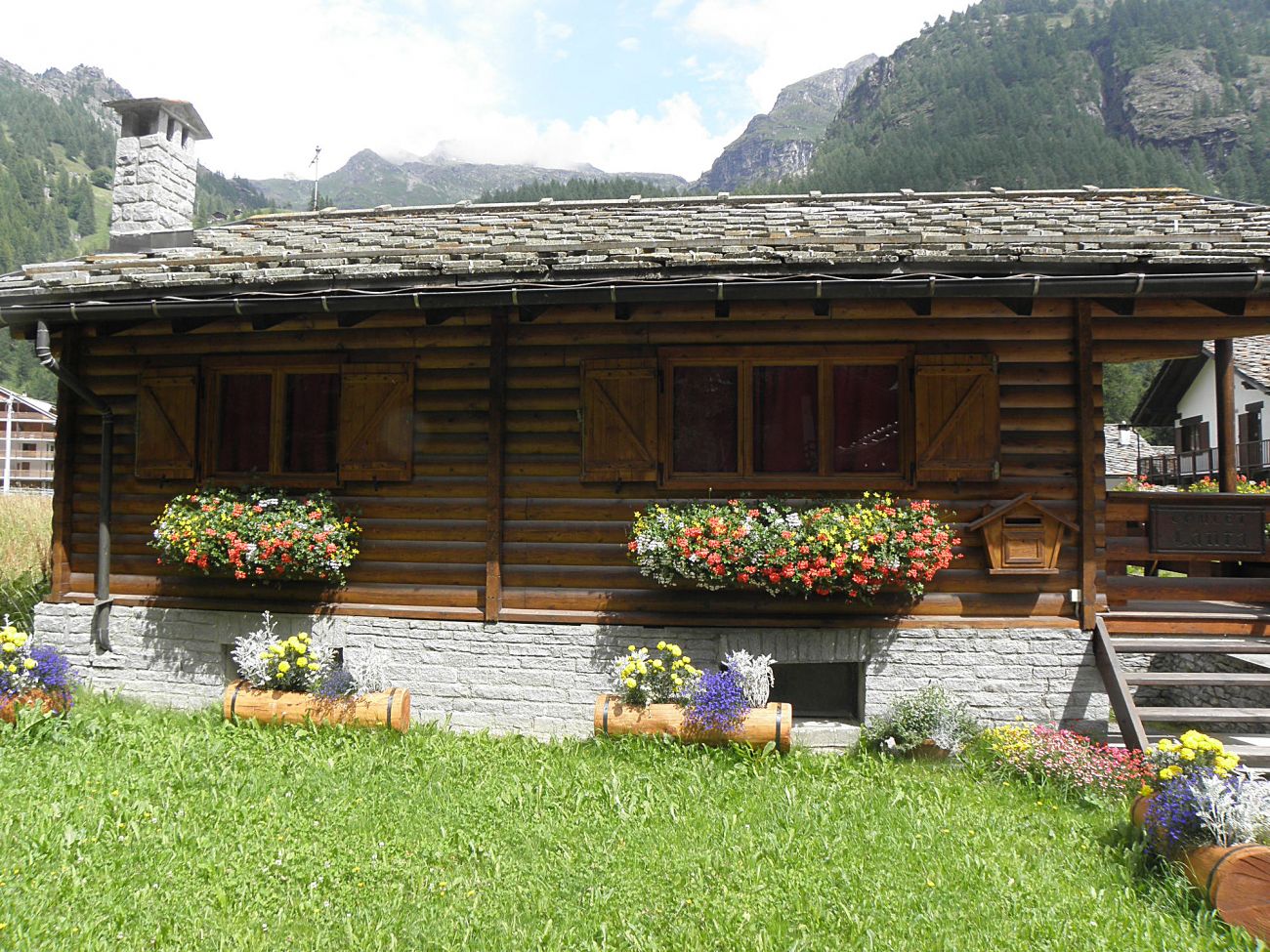 Balconi fioriti - Gressoney La TrinitÃ©