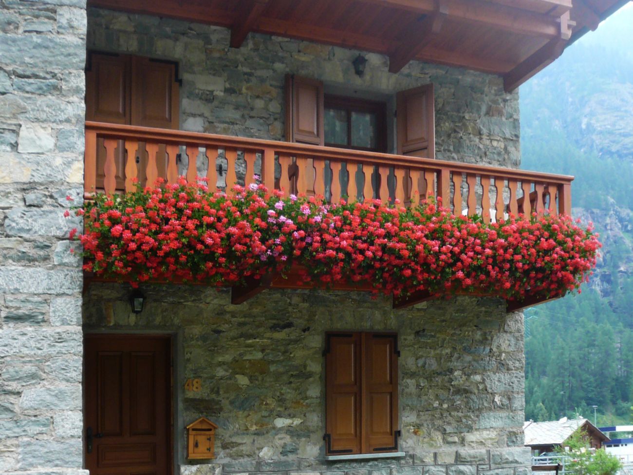 Balconi fioriti - Gressoney La TrinitÃ©