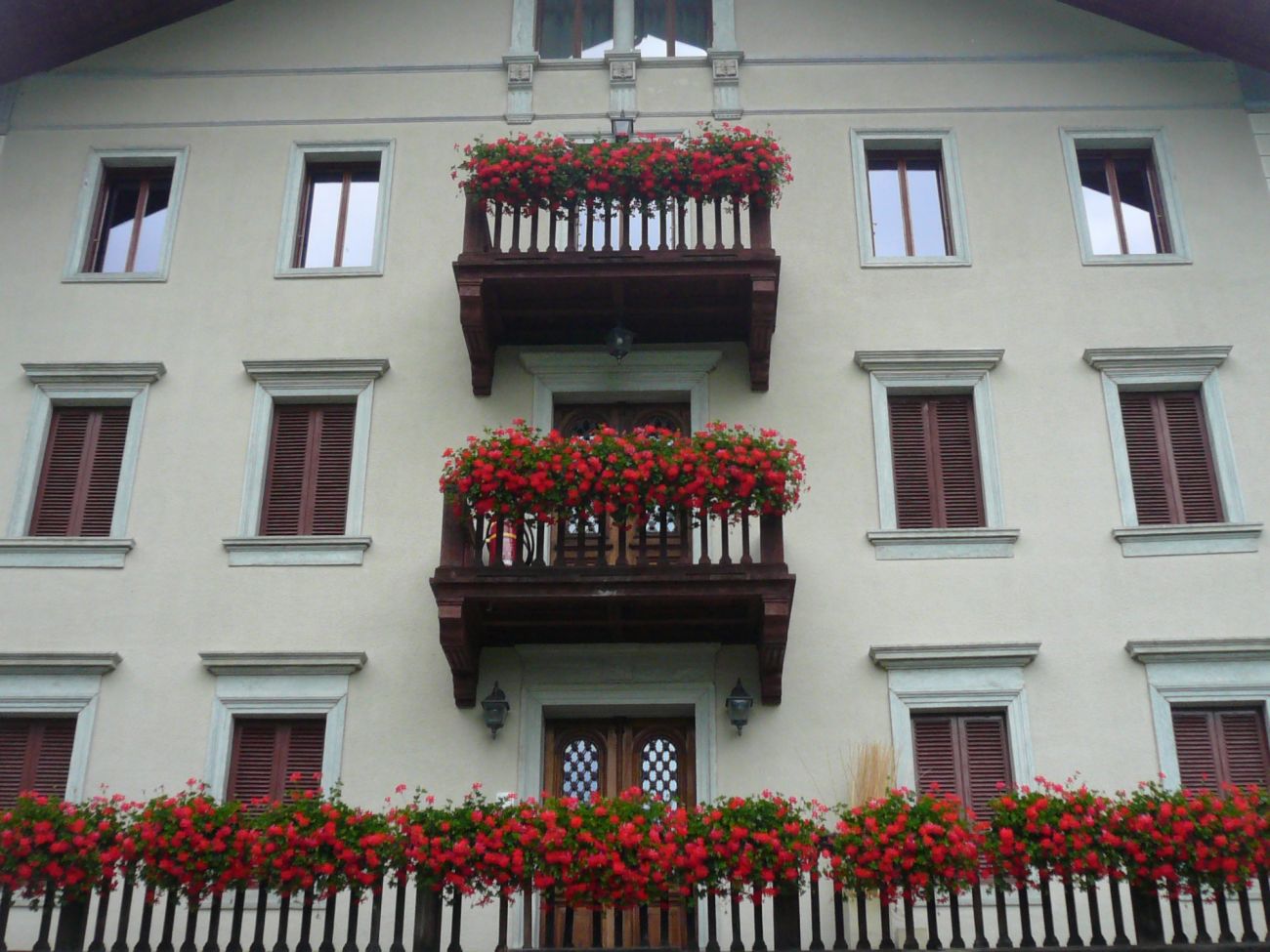 Balconi fioriti - Gressoney La TrinitÃ©