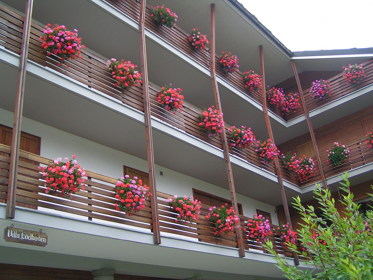 Balconi fioriti - Gressoney La TrinitÃ©