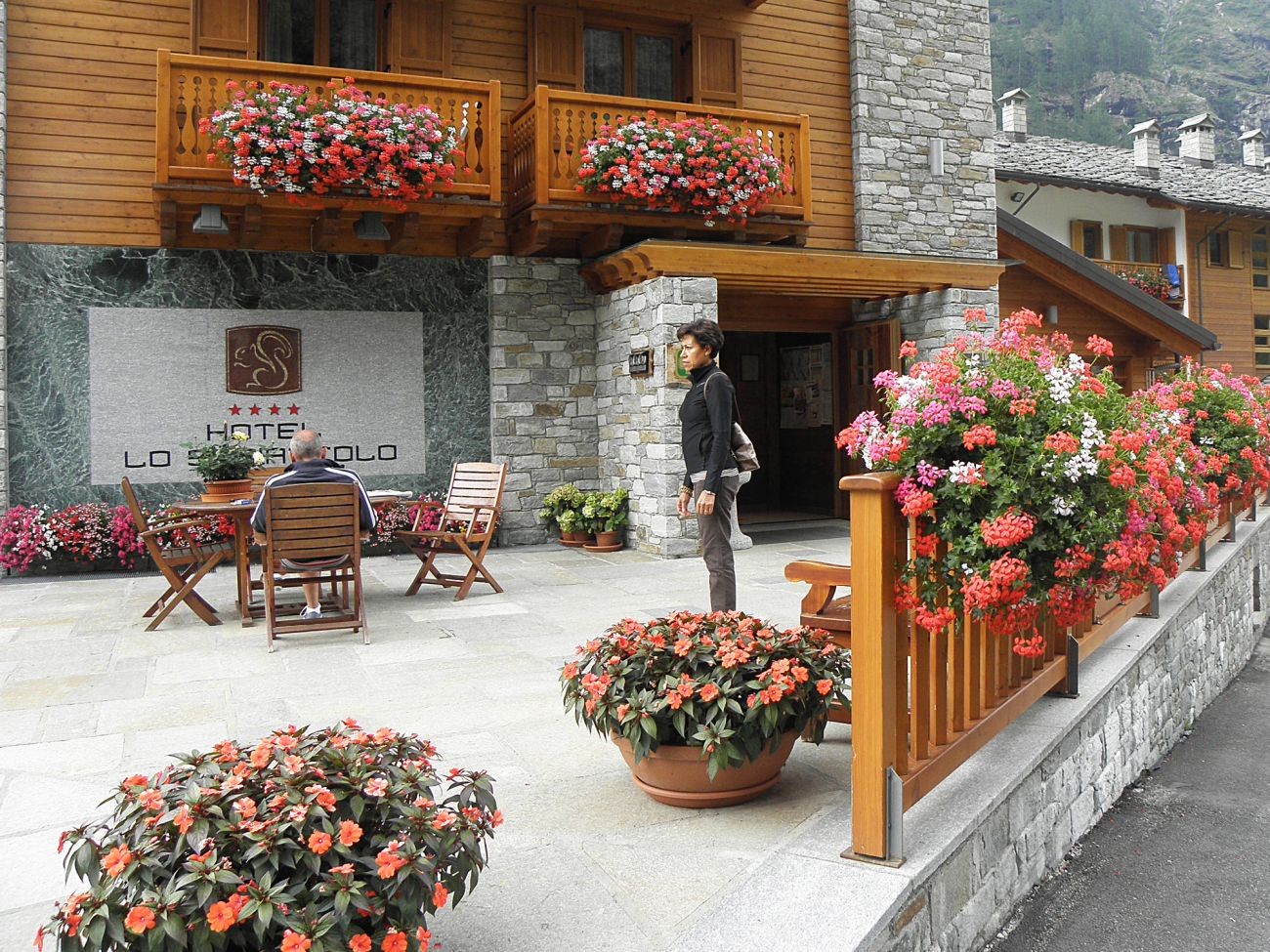 Balconi fioriti - Gressoney La TrinitÃ©