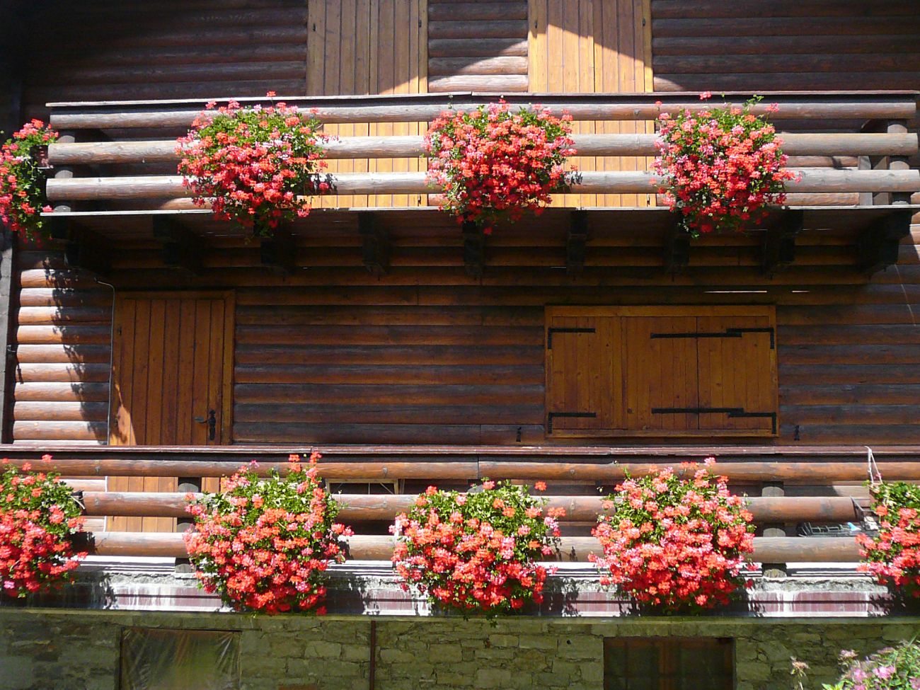 Balconi fioriti - Gressoney Saint Jean