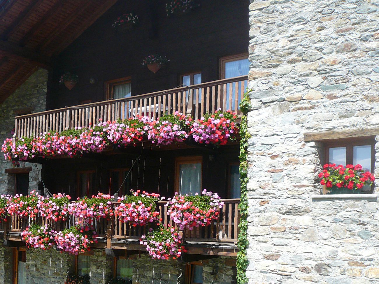 Balconi fioriti - Gressoney Saint Jean